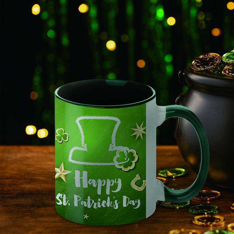 Combo Color Mug (Green)-St. Patrick’s Day Sale