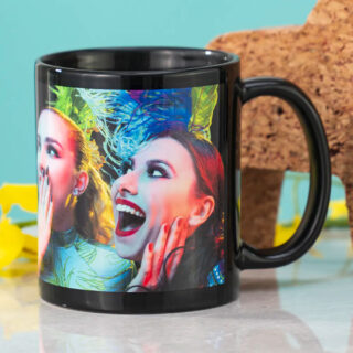 11 oz Black Coffee Mug