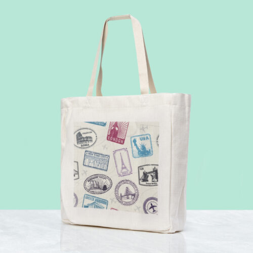 Cotton Linen Tote Bag